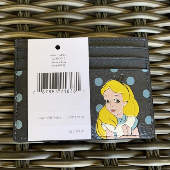disney x kate spade new york alice card holder - Picture 3 of 16